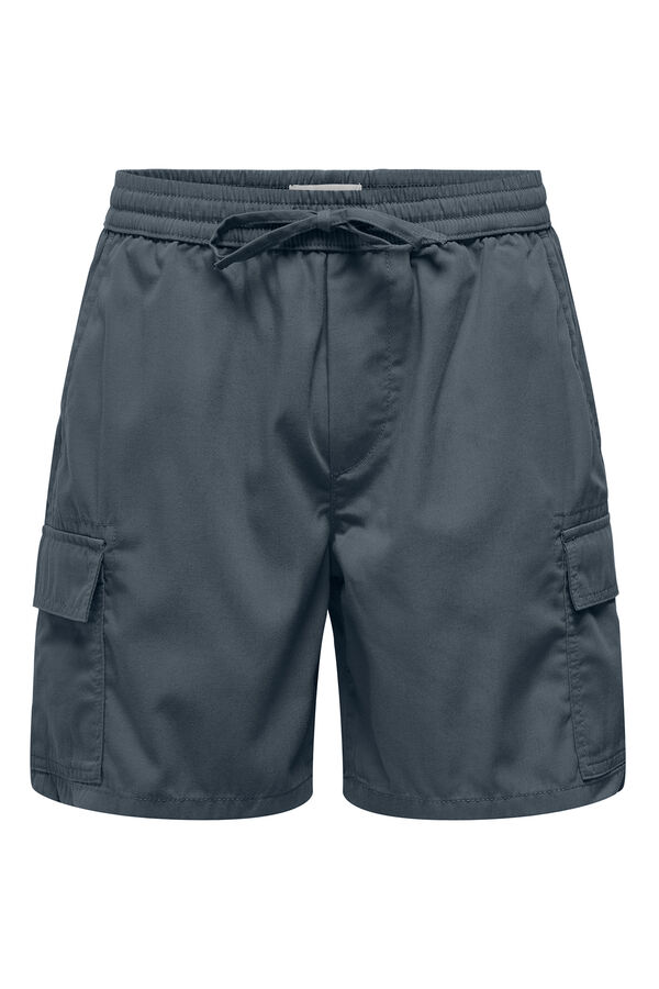 Only & Sons Cal&ccedil;&otilde;es cargo cinzento