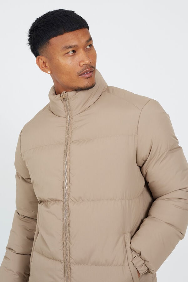 Brave Soul Chaqueta acolchada gris