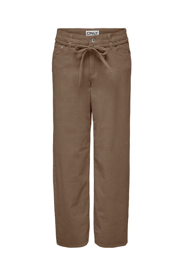 Only Cal&ccedil;a cal&ccedil;a com cinto cru