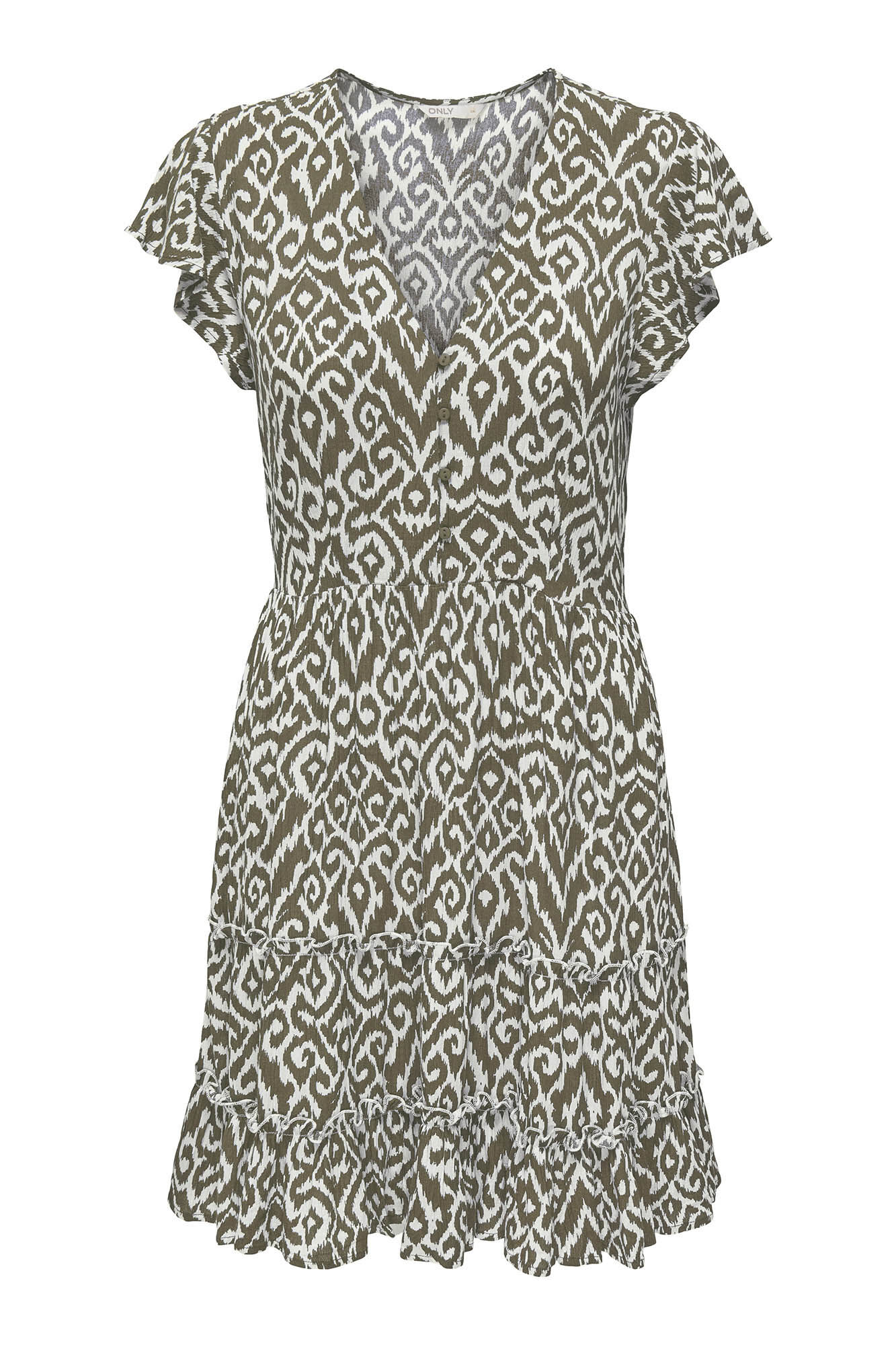 Only Vestido corto manga corta