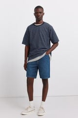 Springfield Bermuda vaquera regular fit azul