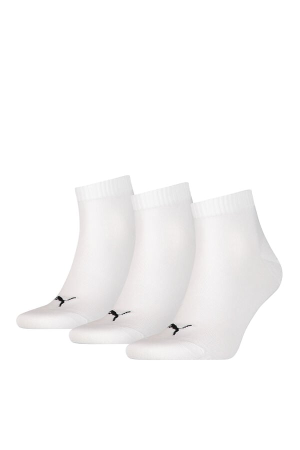 Puma Pack de 3 meias branco