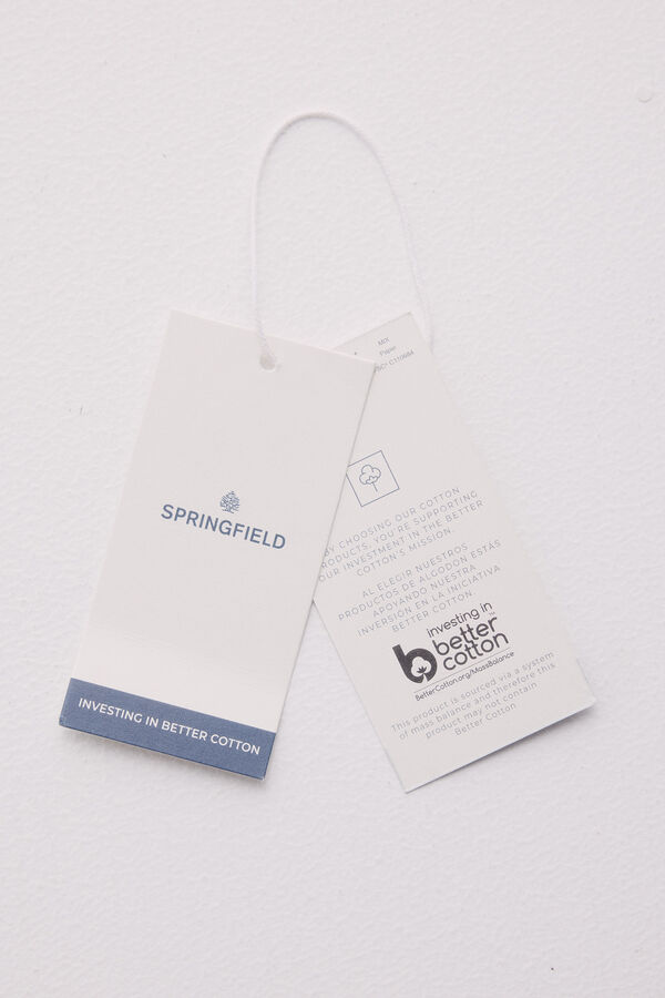 Springfield T-shirt ombros crochet azul