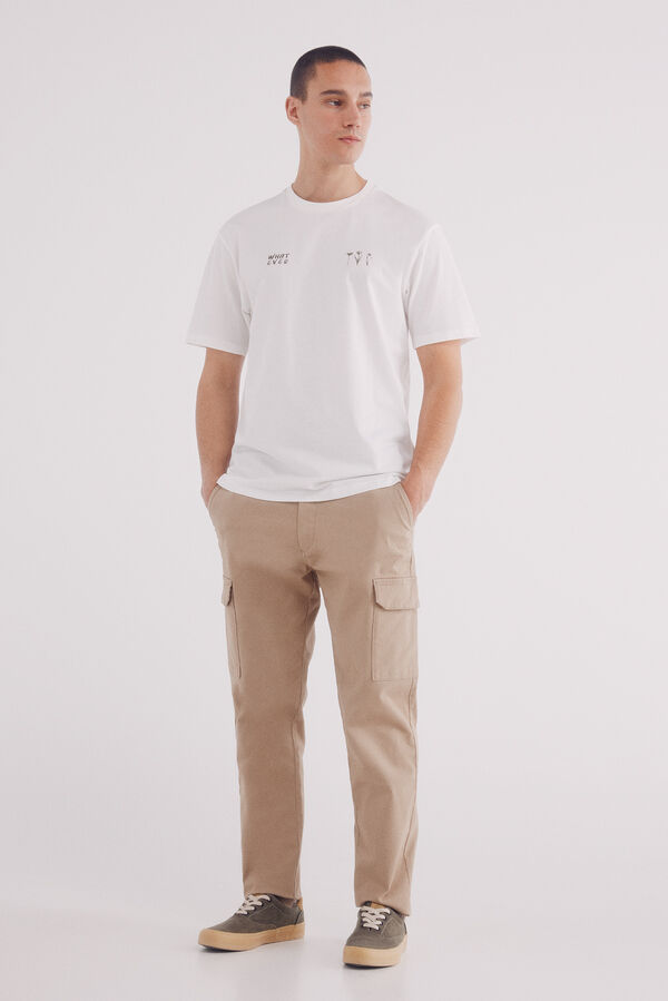 Springfield Camiseta whatever marfil