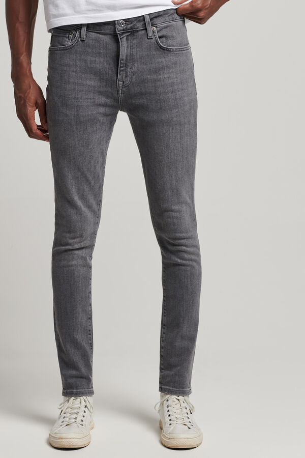 Springfield Jeans Skinny Vintage gris medio