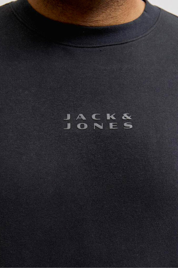 Jack & Jones PLUS Sudadera con capucha y logo negro