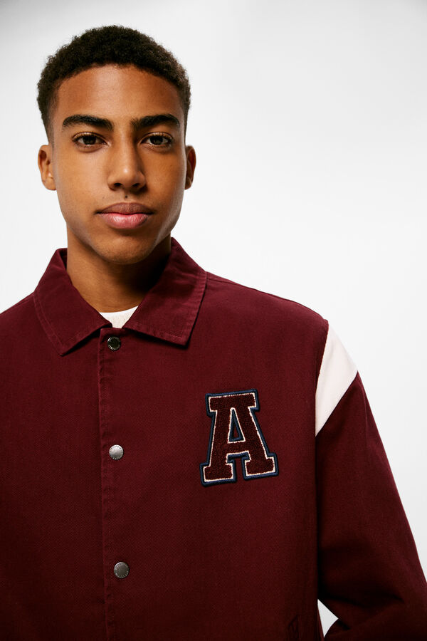 Springfield Cazadora varsity burdeos