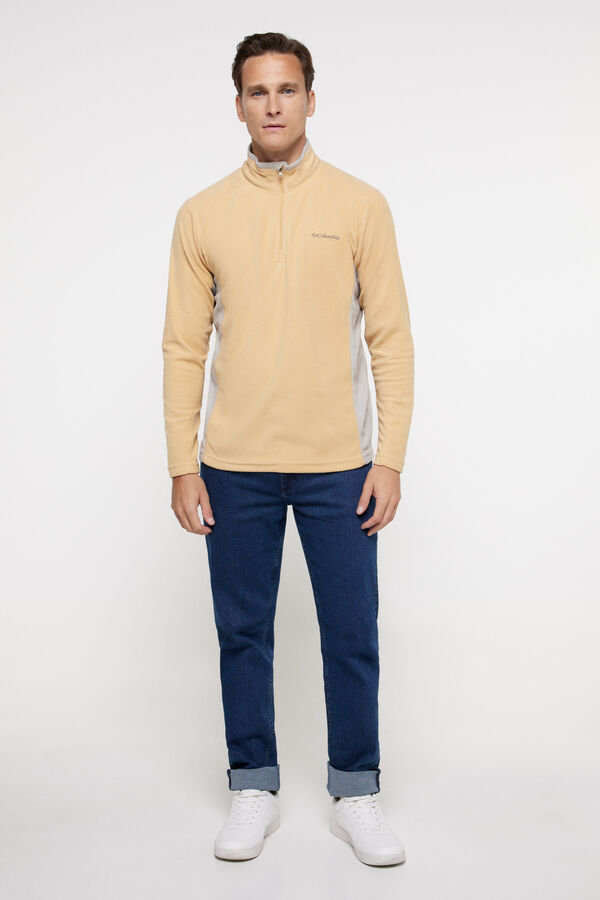 Columbia Forro de media cremallera Columbia Klamath Range&trade; II para hombre amarillo