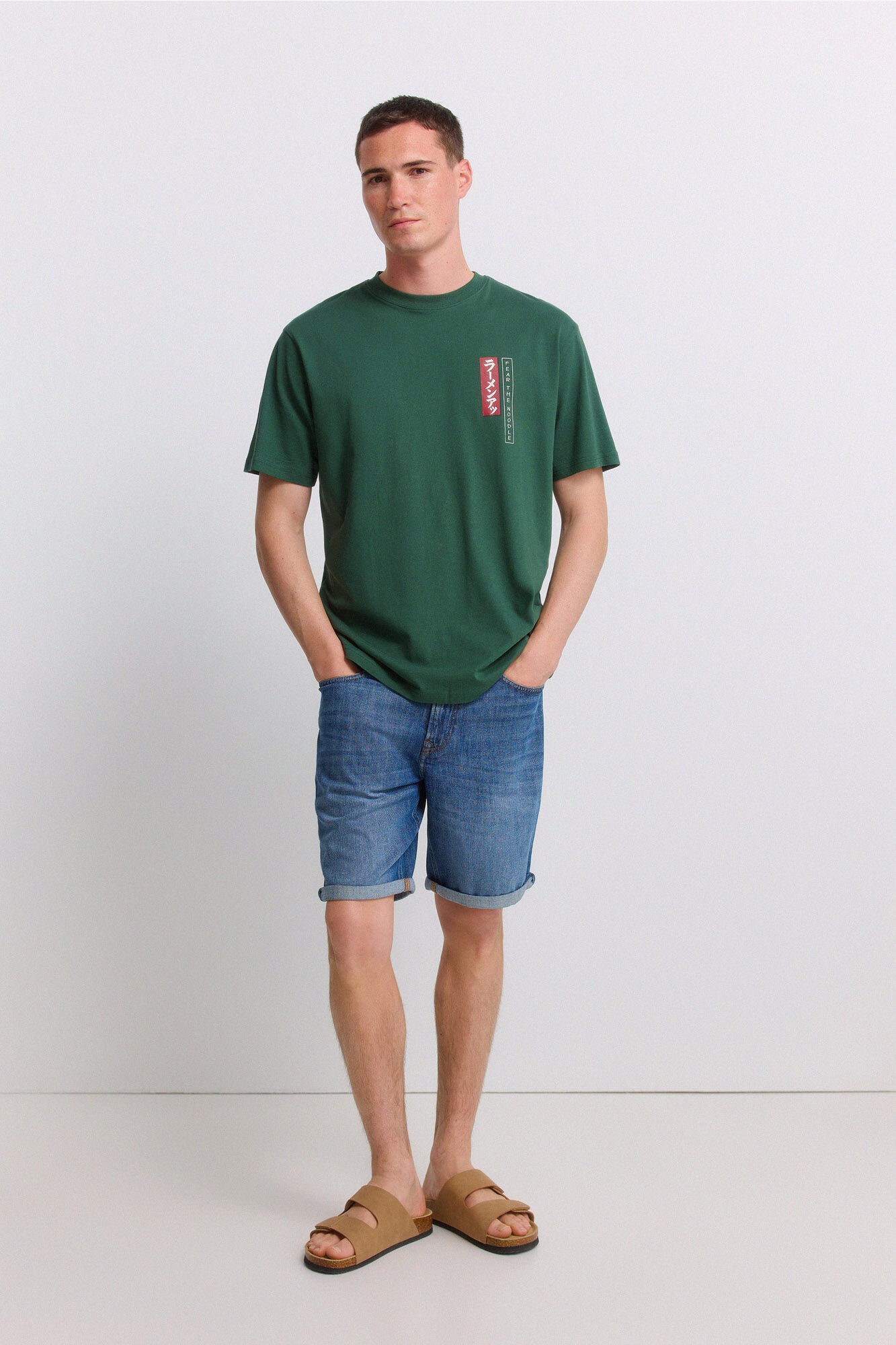 Springfield Bermuda vaquera ultra ligera slim fit