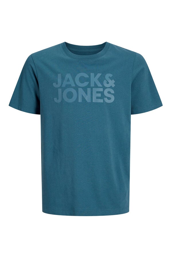 Jack & Jones Junior T-shirt de manga curta b&aacute;sica azul