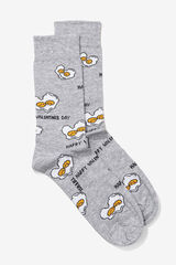 Tiffosi Calcetines San Valent&iacute;n gris