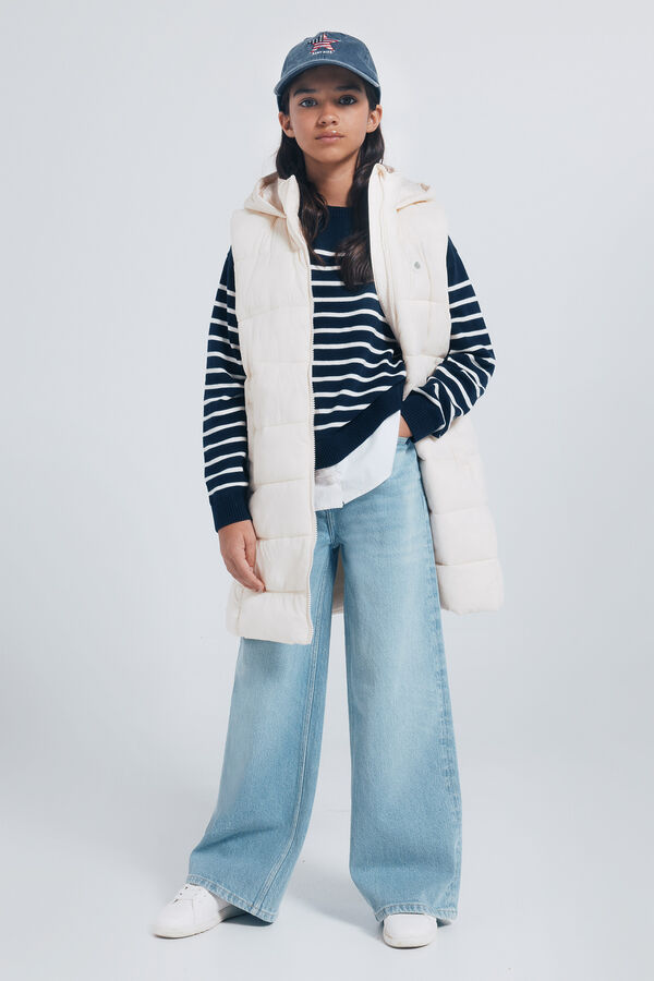 Springfield Kids Chaleco acolchado ni&ntilde;a marr&oacute;n