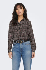 JDY Camisa manga larga negro