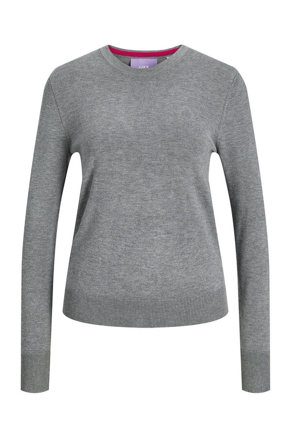 Jack & Jones Jersey punto slim fit gris