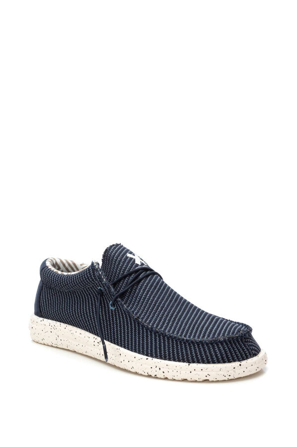 XTI nautico de hombre textil azul