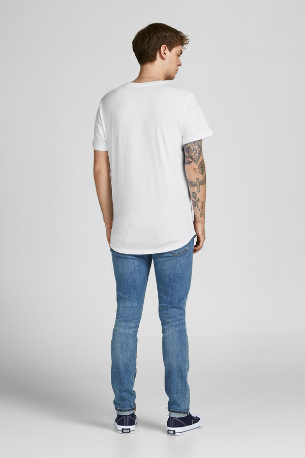 Jack & Jones Pack de 5 camisetas fit est&aacute;ndar azul