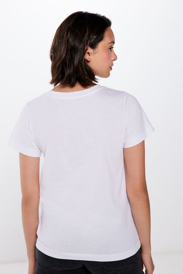 Springfield T-shirt Mickey Mouse branco