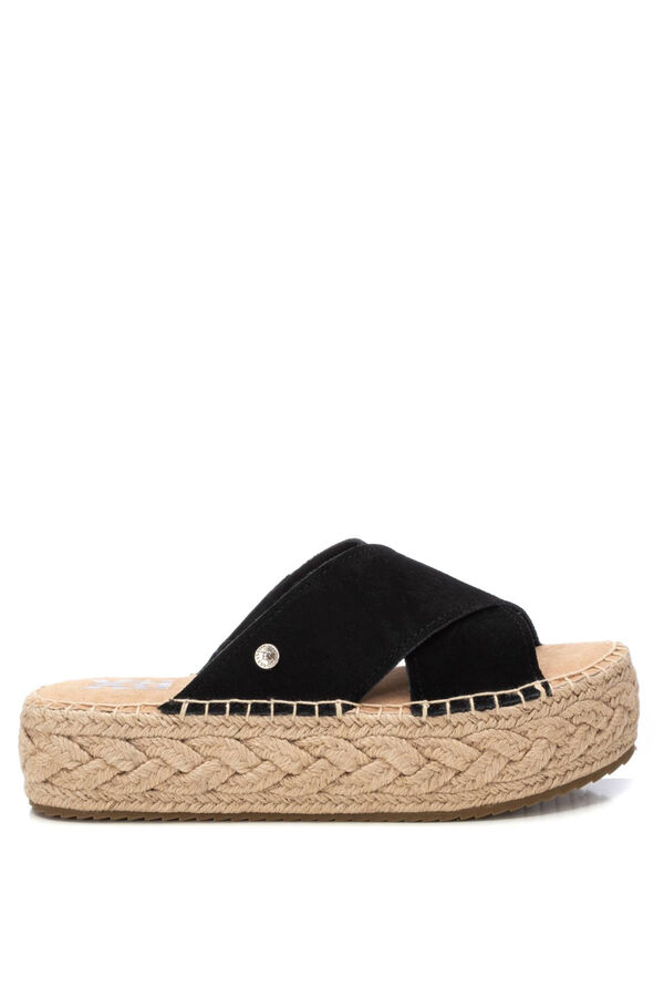 XTI Sandalia Con Plataforma De Mujer negro