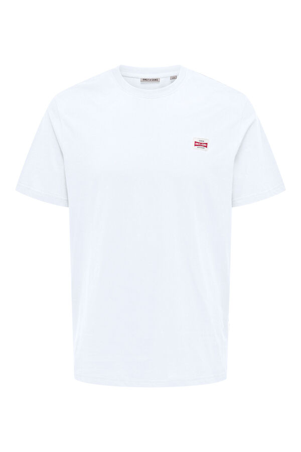Only & Sons Camisola de manga curta branco