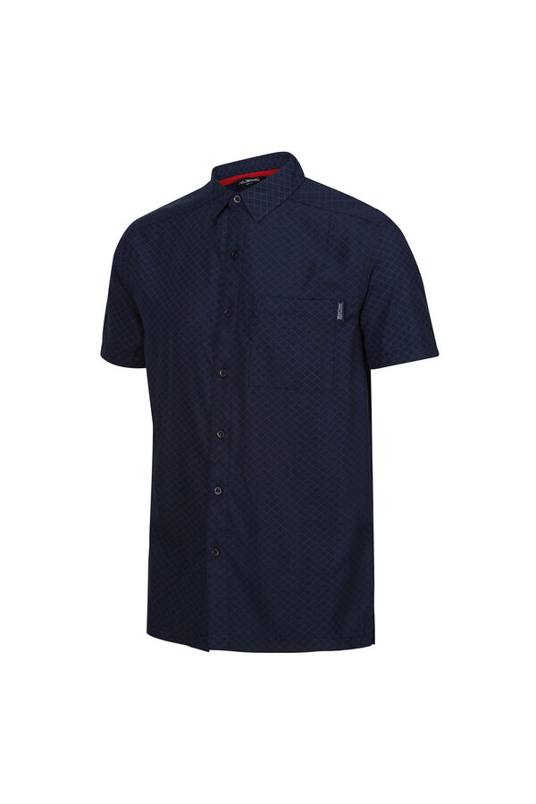 Regatta Camisa aos quadrados azul