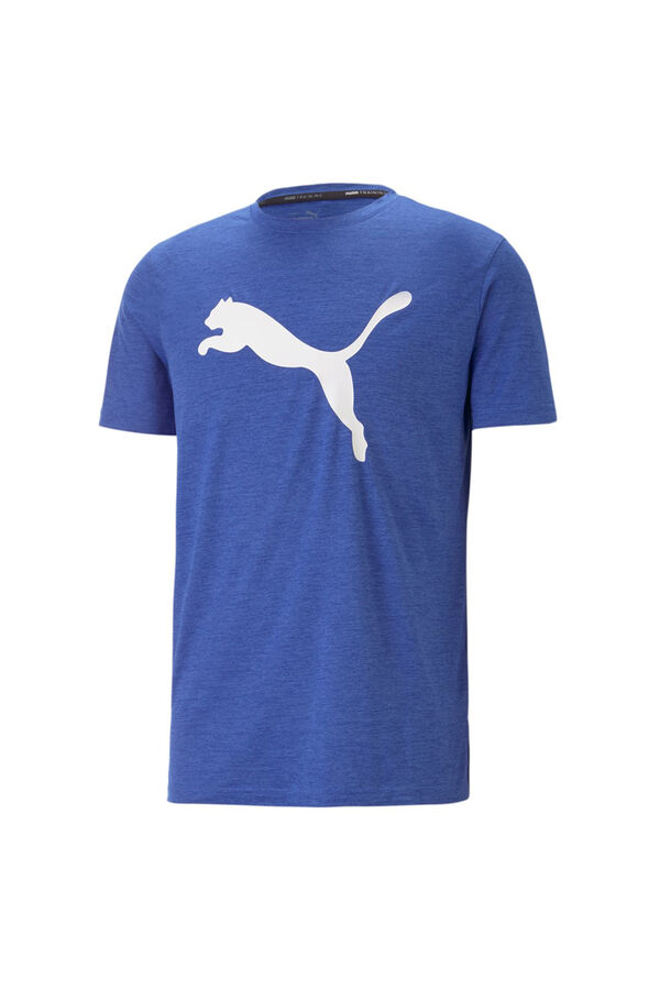 Puma TRAIN FAV HEATHER CAT TEE azul