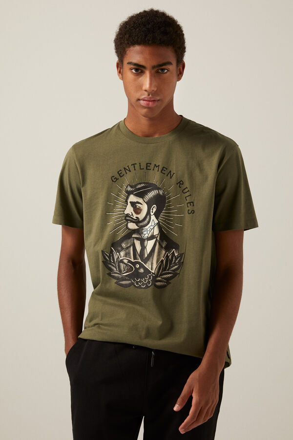 Springfield T-shirt Gentleman cinza