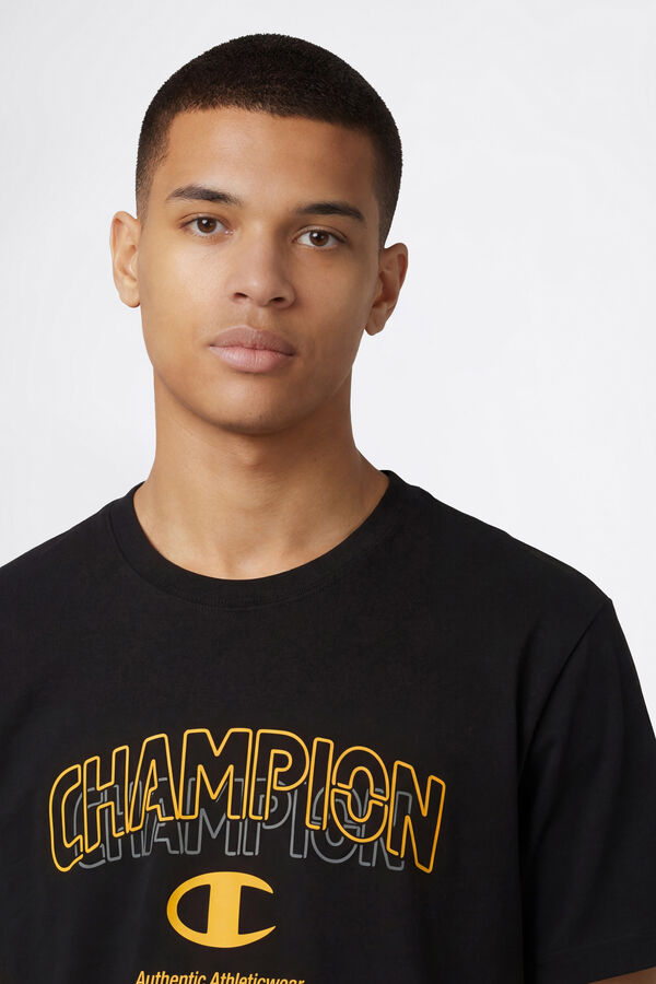 Champion T-shirt de manga curta preto