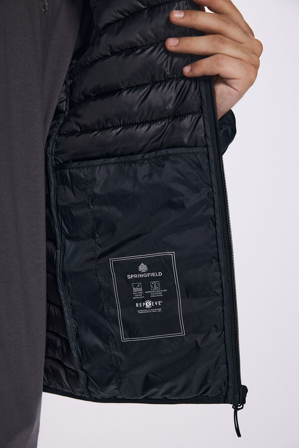 Springfield Chaqueta acolchada negro
