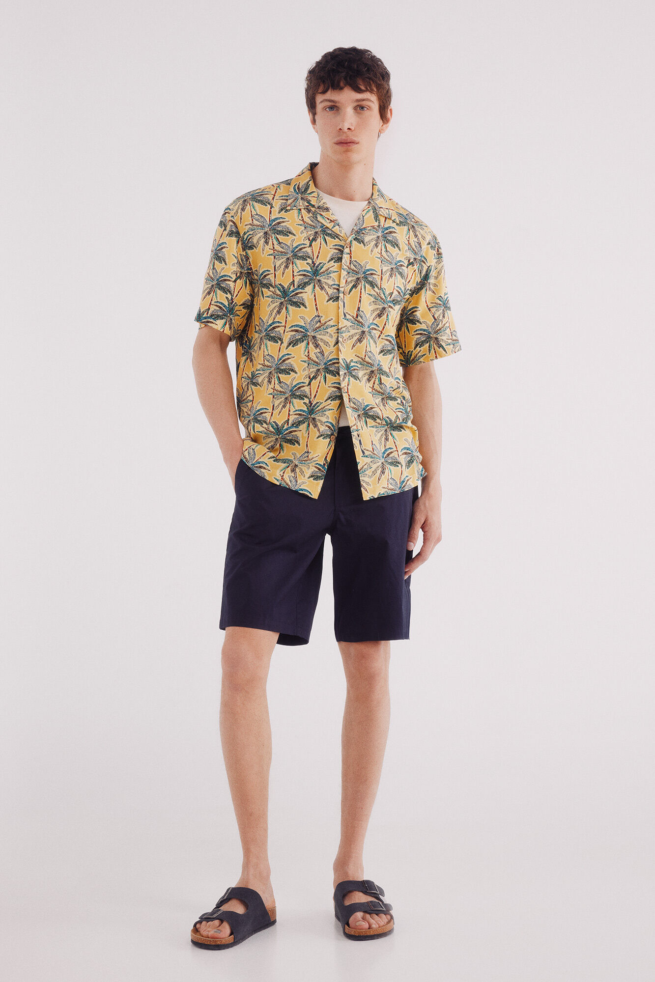 Springfield Bermuda popel&iacute;n comfort fit