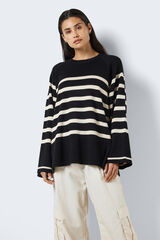 Noisy May Jersey a rayas negro