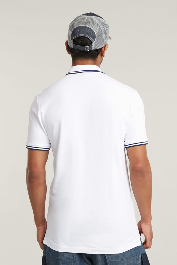 G-STAR Polo de manga corta blanco