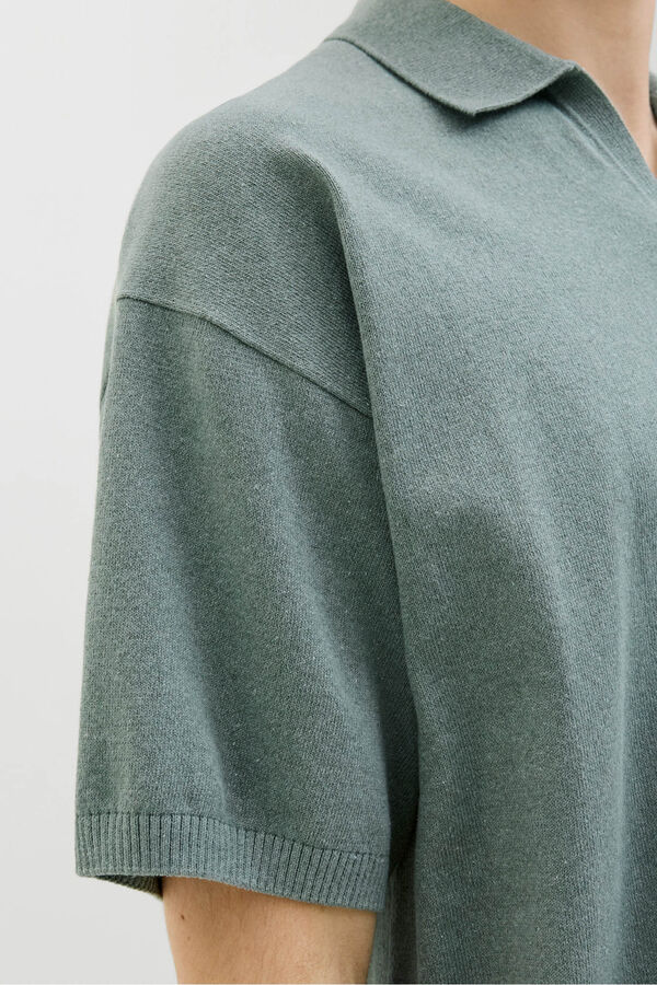 JJ REBEL Polo regular fit gris