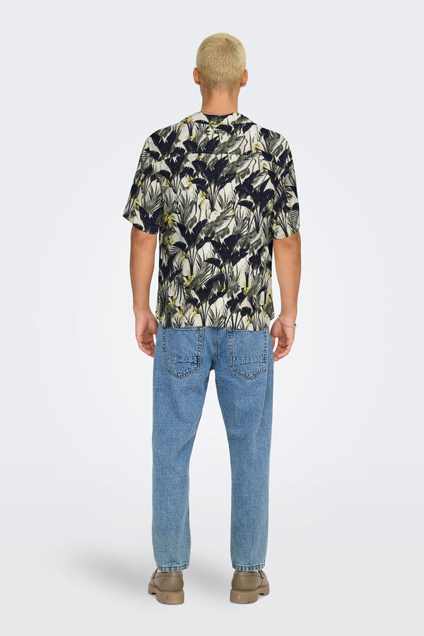 Only & Sons Camisa de manga curta branco