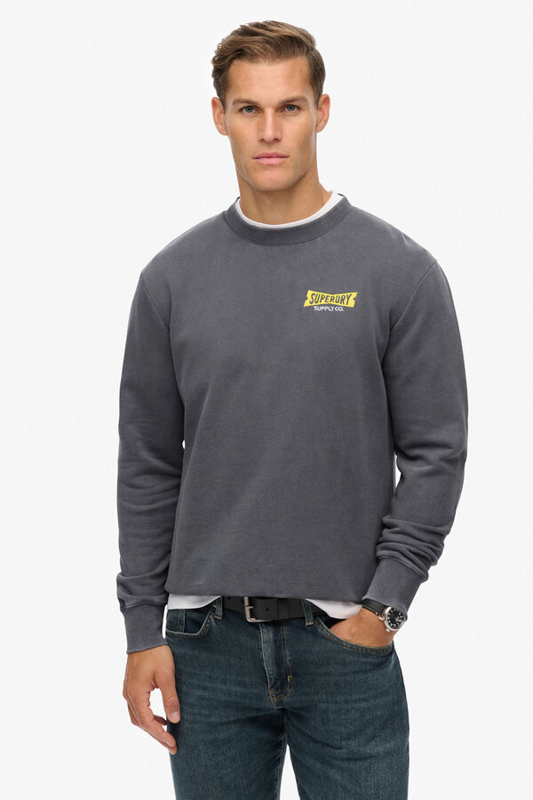 Superdry Sudadera loose azul
