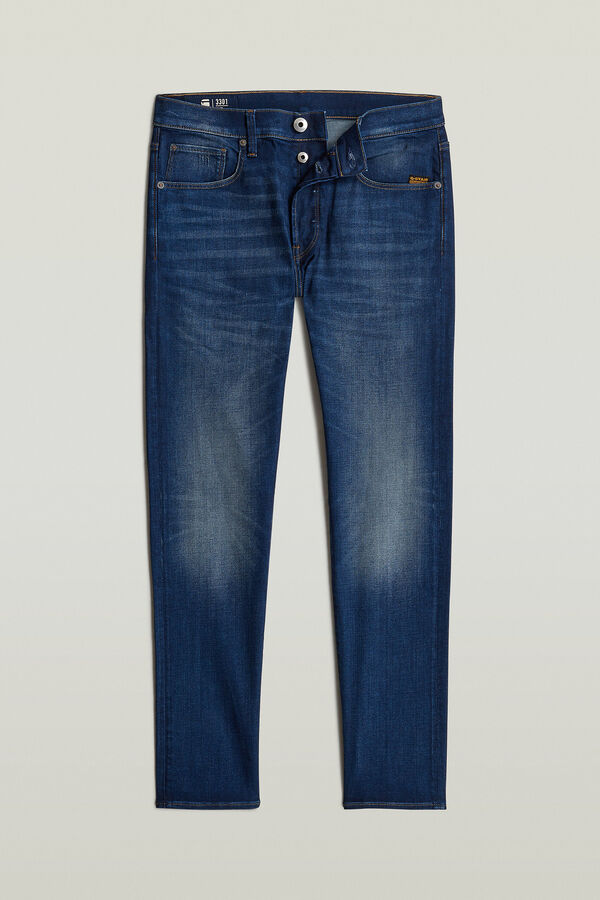 G-STAR  jeans G-Star 3301 Slim azul