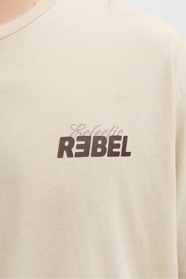 JJ REBEL Camiseta regular fit gris