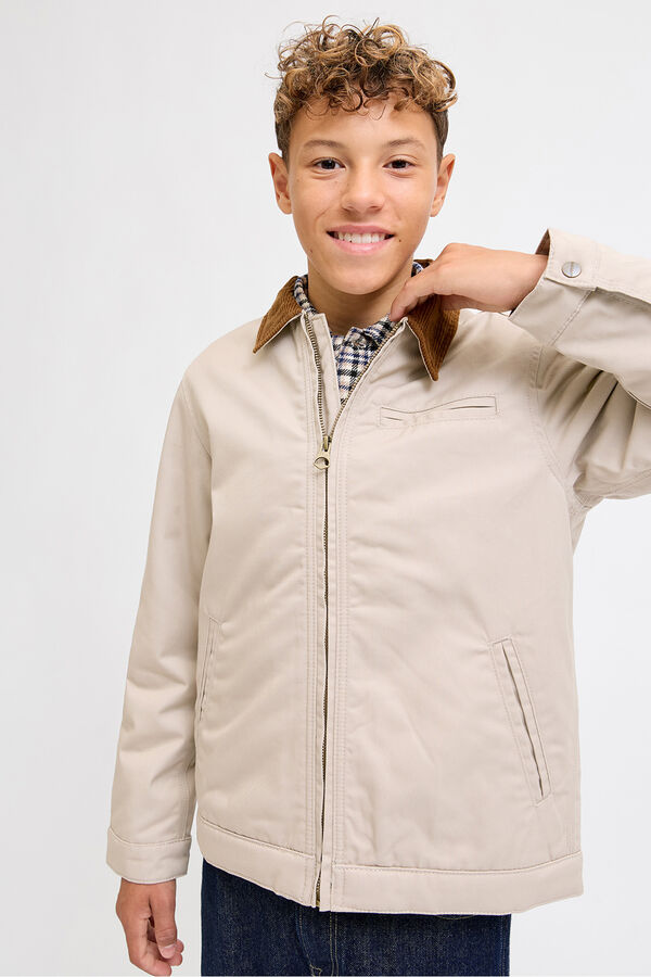 Jack & Jones Junior Chaqueta estilo worker bege
