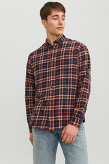 Jack & Jones Camisa de quadrados slim fit vermelho