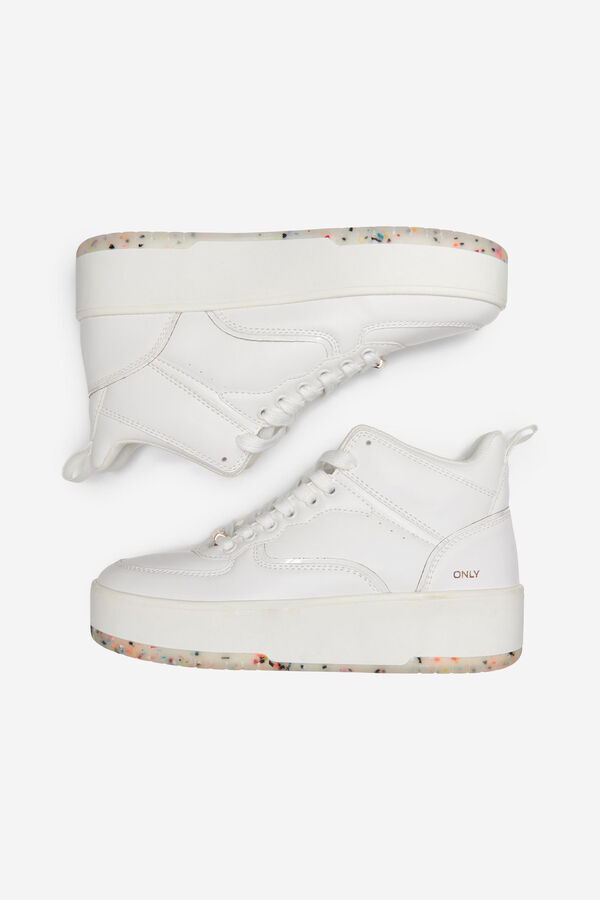 Springfield Sneakers de bota com plataforma branco