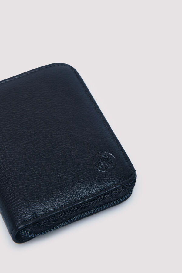 Springfield Cartera efecto piel bicolor marr&oacute;n