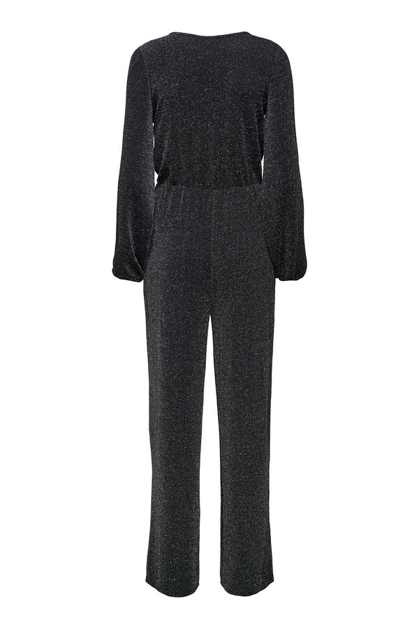 Only Jumpsuit con glitter negro