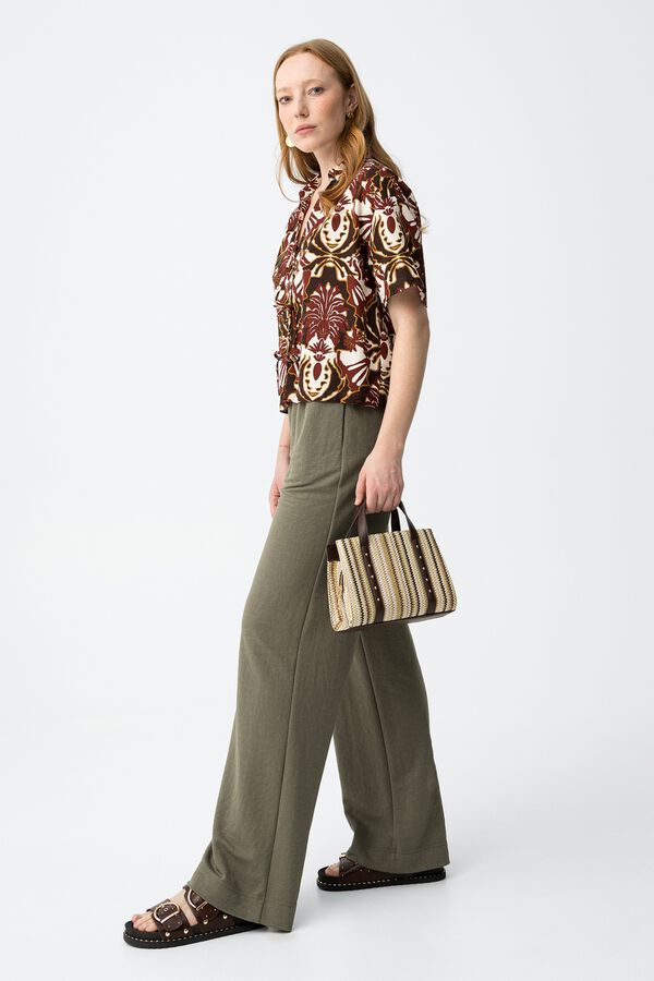 Tiffosi Pantalones anchos kaki