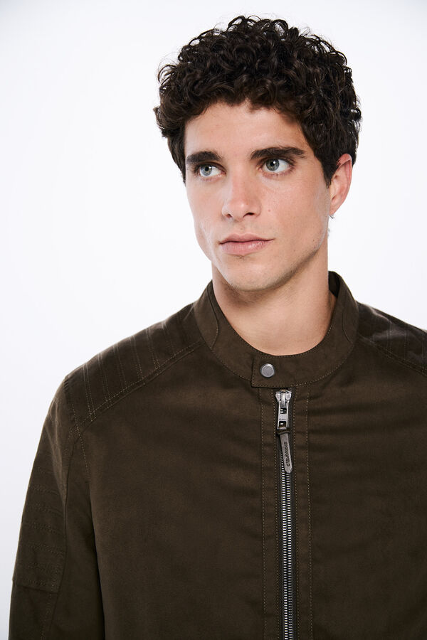 Springfield Cazadora efecto ante tostado