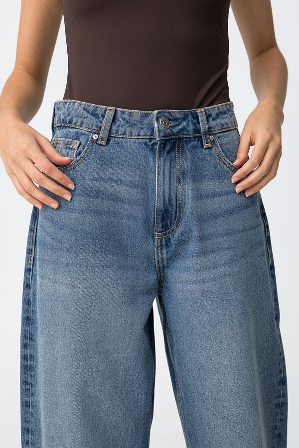 Tiffosi Young Pantal&oacute;n vaquero barrel azul