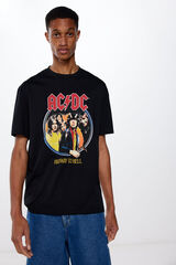 Springfield Camiseta AC DC negro