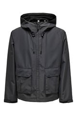 Only & Sons Chaqueta con capucha negro