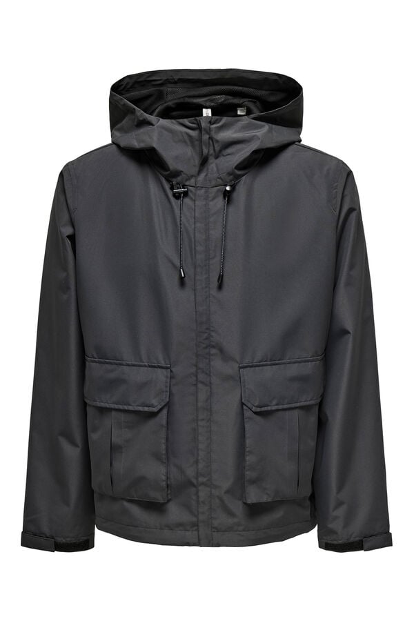 Only & Sons Chaqueta con capucha negro