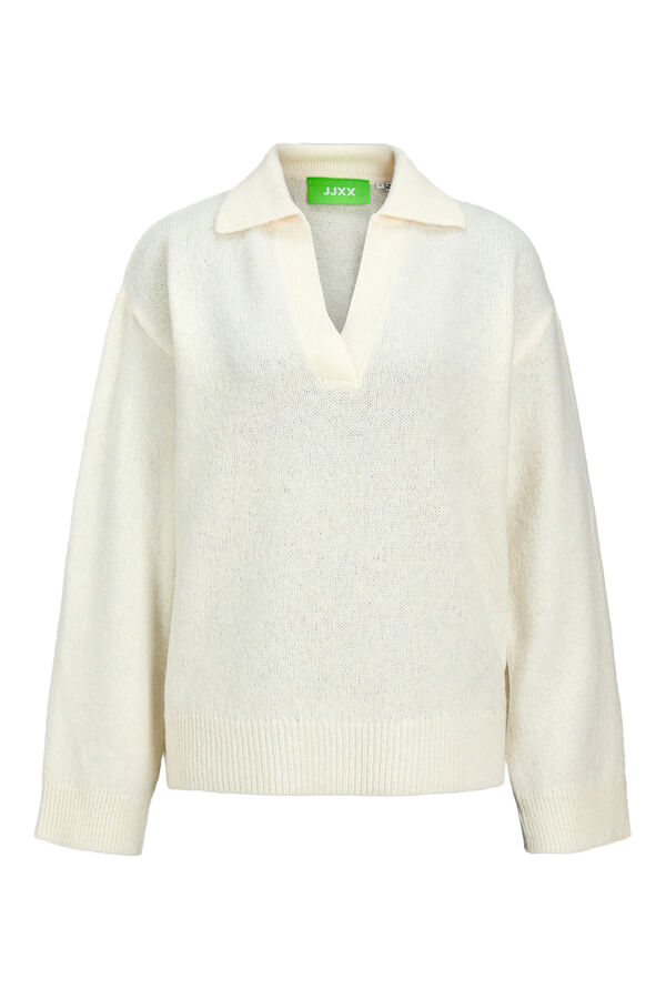 Jack & Jones Su&eacute;ter liso tipo polo estampado