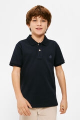 Springfield Kids Polo b&aacute;sico menino azul