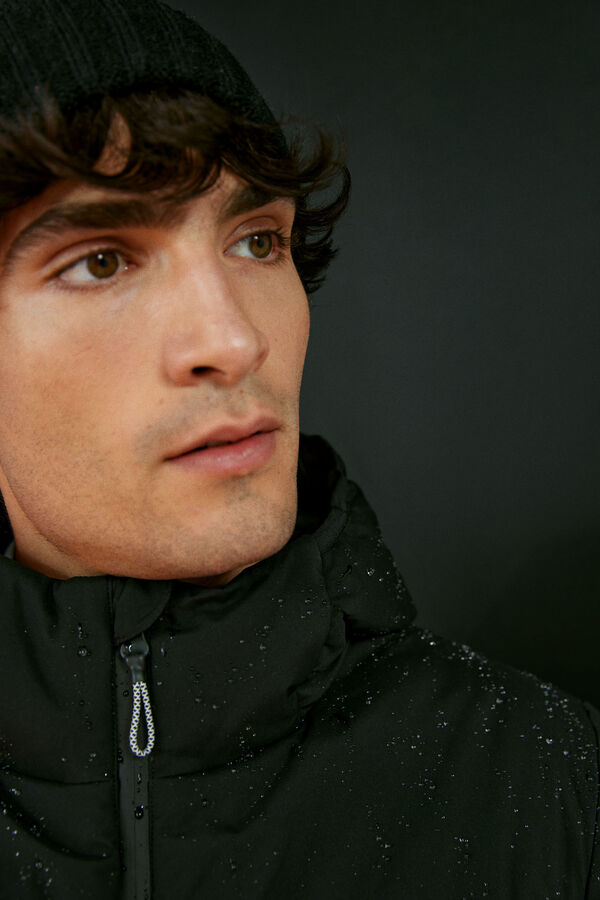 Springfield Chaqueta acolchada t&eacute;rmica negro